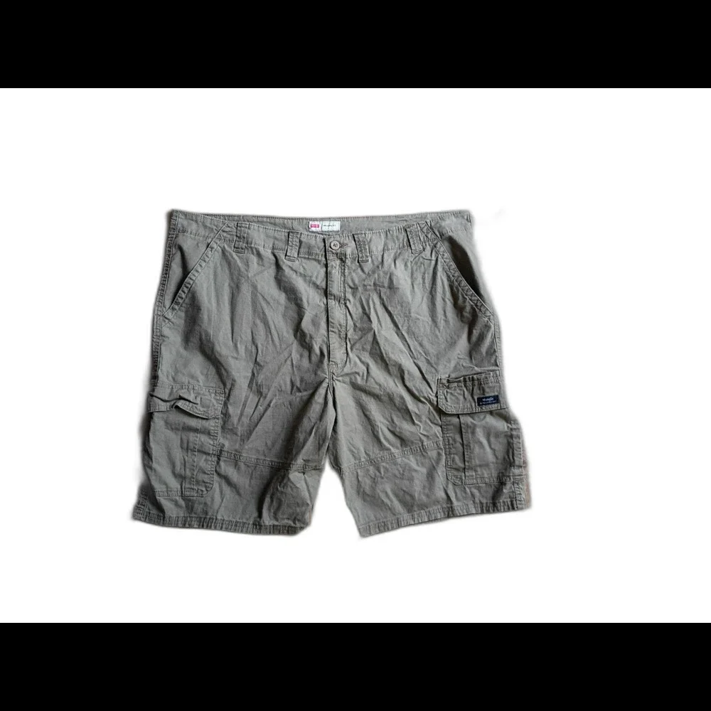Wrangler Relaxed Fit Cargo Shorts Men's 48 Brown